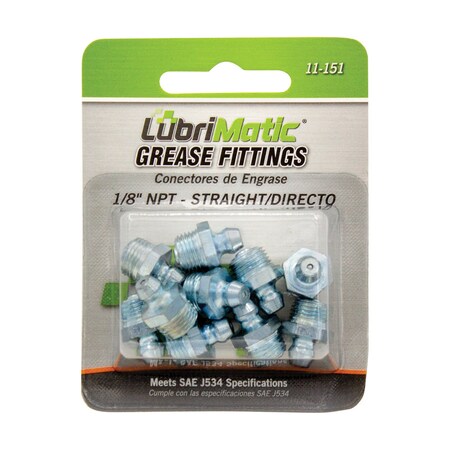 Lubrimatic LubriMatic Straight Grease Fittings 1 pk 11151